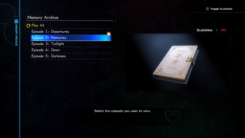 This is accessible directly from the title screen!